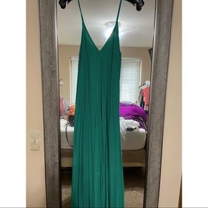Long Green Maxi Dress